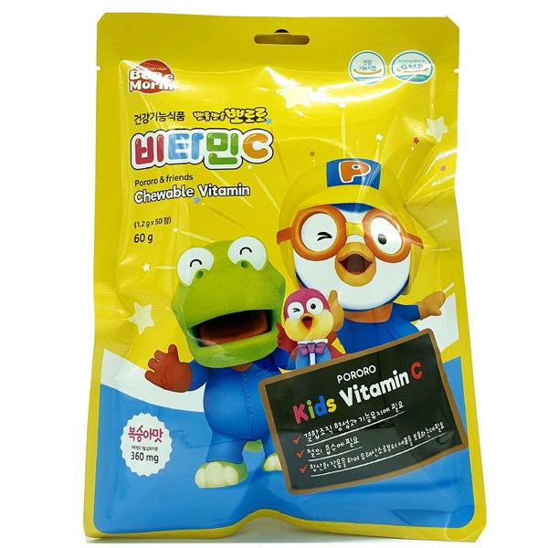 뽀롱뽀롱 뽀로로 비타민C (50정), 50정, 3개